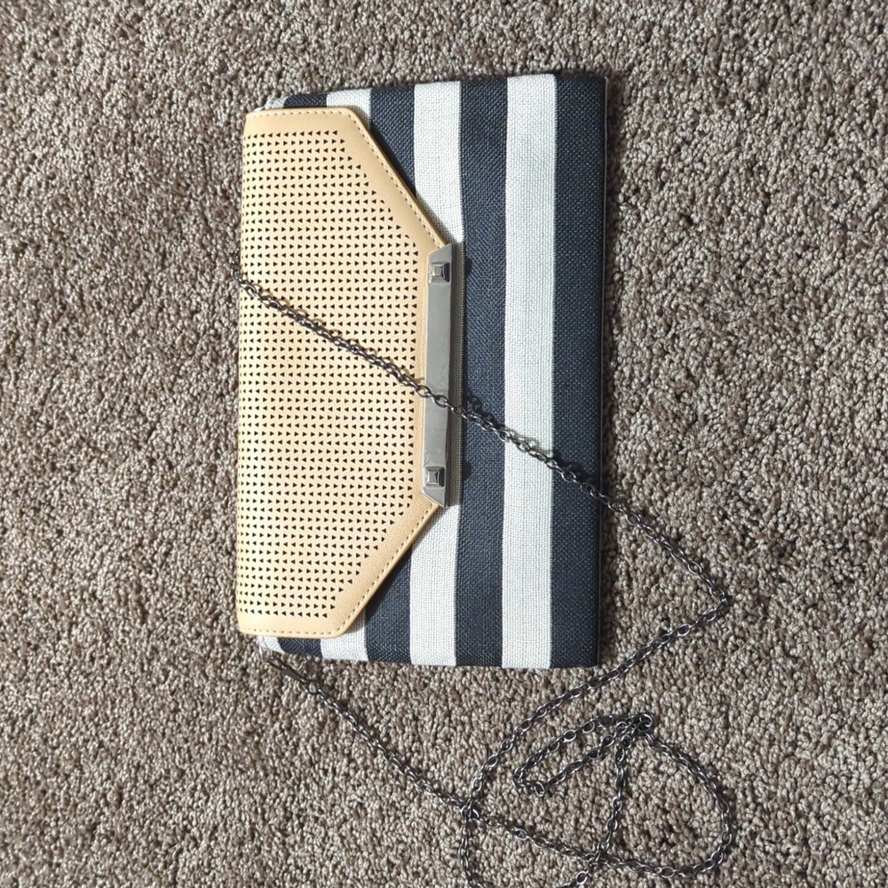 Stella& Dot Shoulder Envelope Bag Purse Clutch